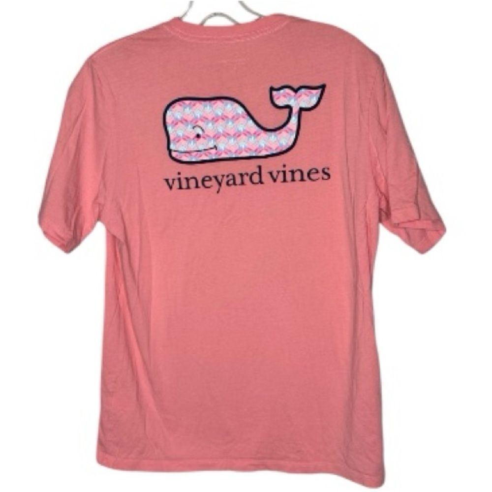 Vineyard Vines Girl’s Short Sleeve Coral Tee. Size XL Youth. - Picture 2 of 6